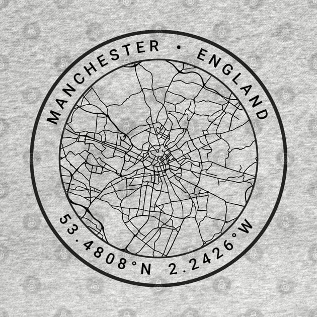 Manchester Map by Ryan-Cox